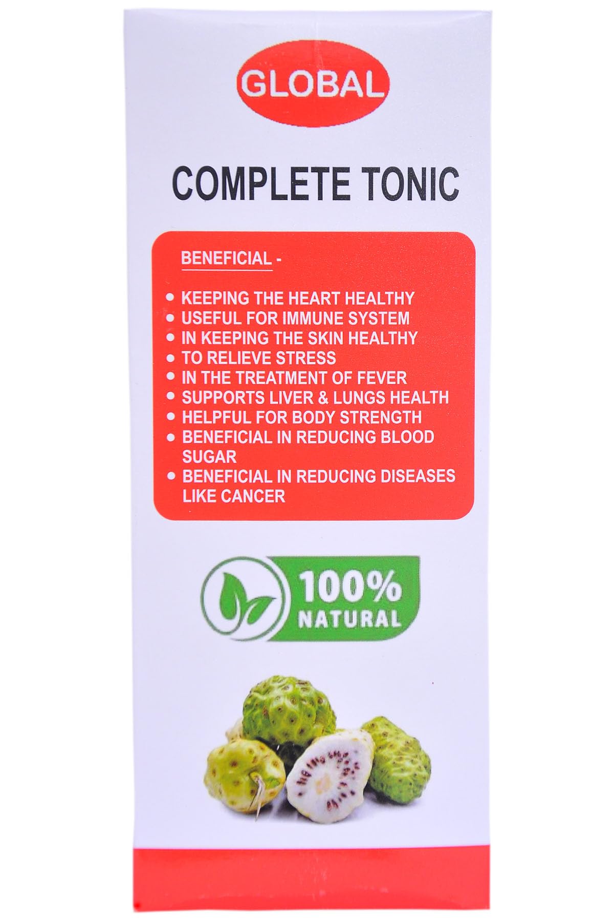 GLOBAL HEALTH POWER Noni Syrup 500ml - sugar free, Rich in Antioxidants, Boosts Energy, Builds Immunity, Natural Detoxifier Morinda citrifolia 1200mg 1