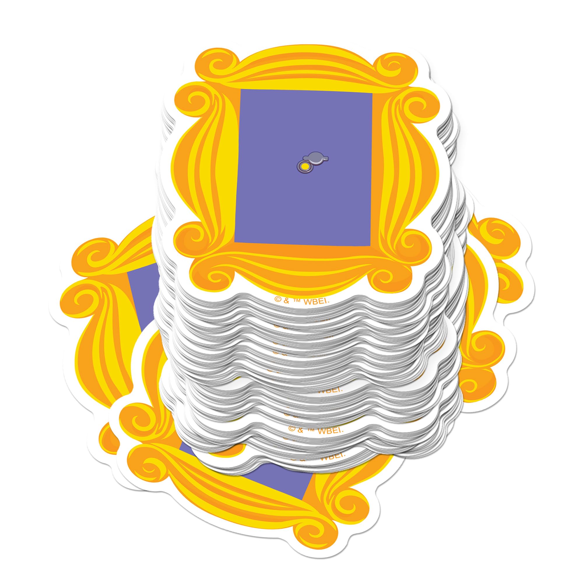 Friends Frame 100ct Vinyl Large Deluxe Stickers Variety Pack – Die Cut Decals for Laptop, Water Bottle, Scrapbooking, Tablet, Indoor/Outdoor