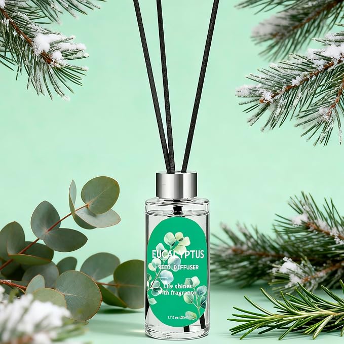 Set de 3 Difusores de Aromas Eucalipto, Lino y Cítrico miniatura 3
