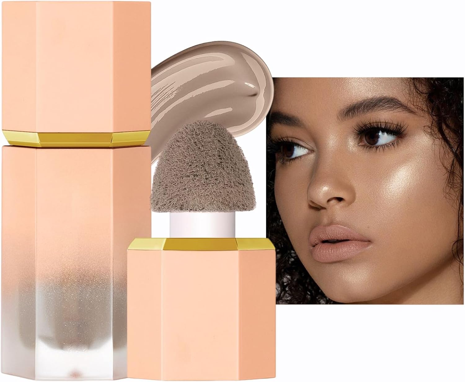 Vloeibare markeerstiftstick, vloeibare schoonheidscontour,Niet-vettige contouring stick gezichtsconcealer | Markeerstift-cosmetica voor woon-werkverkeer, reizen, feesten, dates, maskerade, podiumoptre