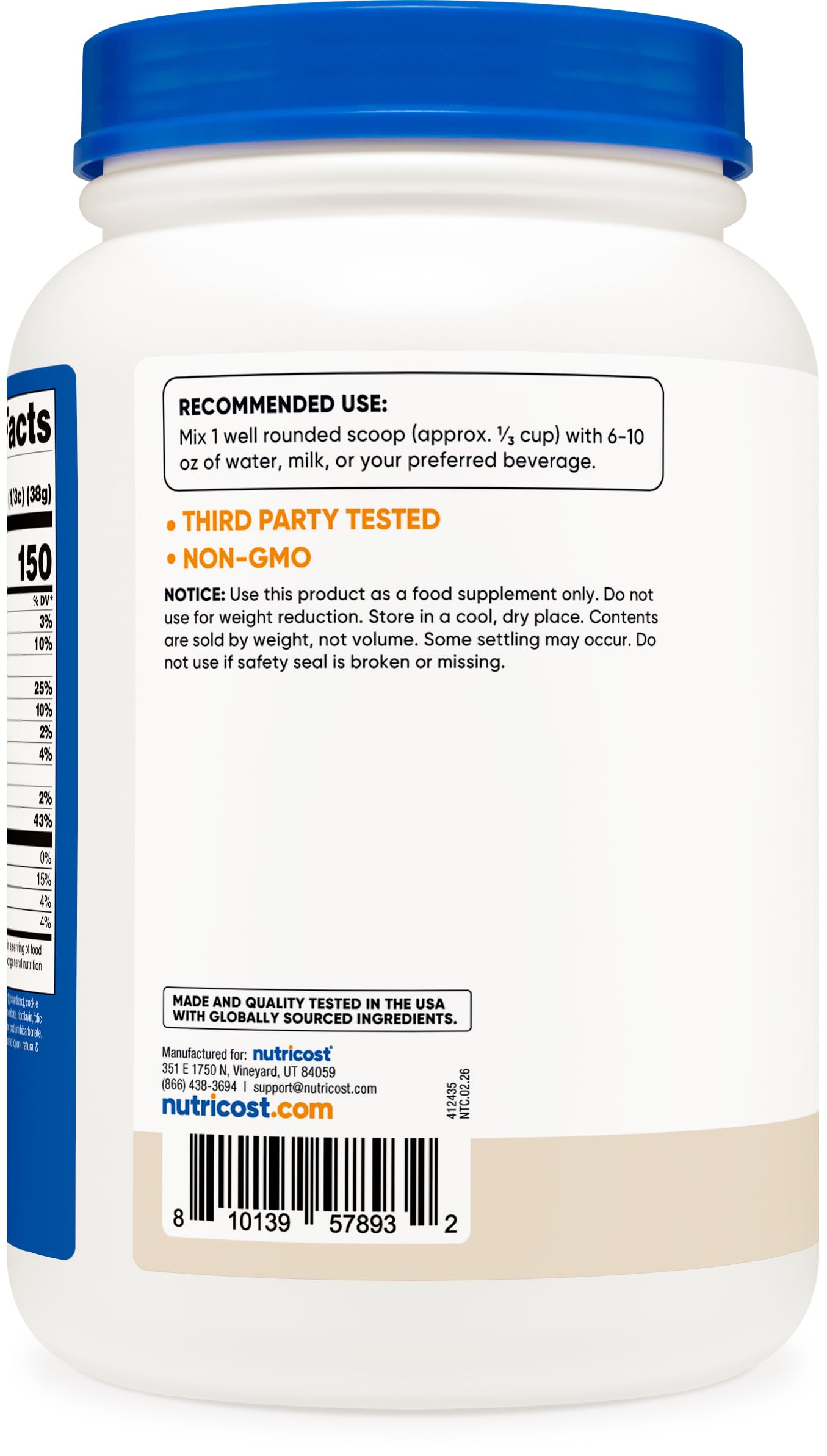 Nutricost Whey Protein Concentrate Powder (Cookies N Cream) 2LBS — Amazon image 4