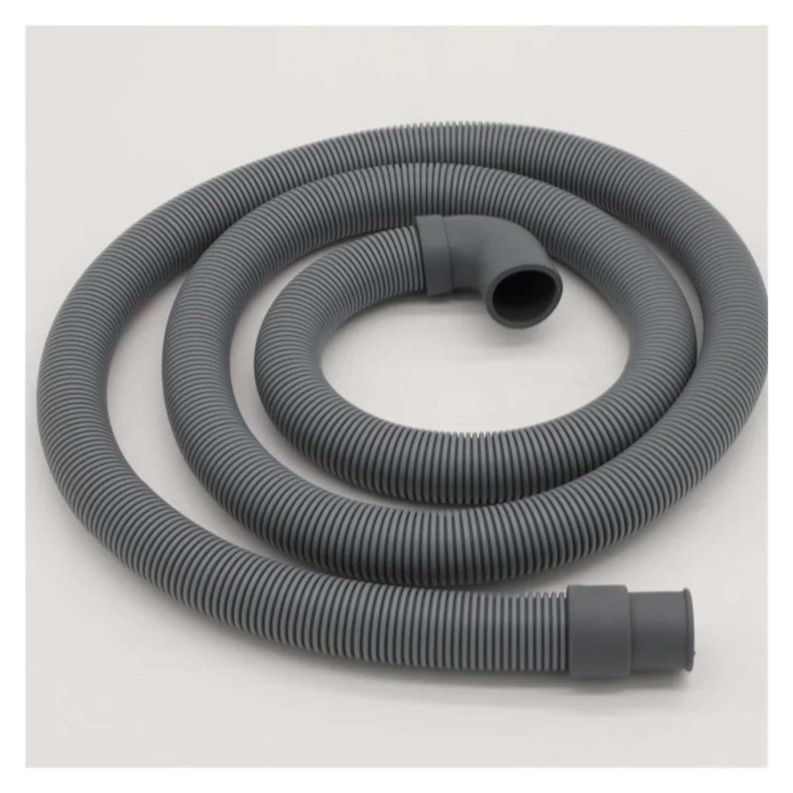 Tubo di scarico estensibile con connettore, Tubo d Tubo flessibile di scarico for lavatrice a tamburo 2M Home Gomito Tubo di scarico Estensione