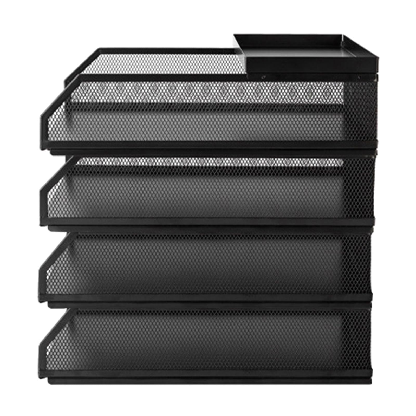 3/4-stufige Papieraufbewahrung, Briefablage, Aktenhalter, Schreibtisch Organizer, Ablageablagen, Schreibtischzubehör, Bürobedarf