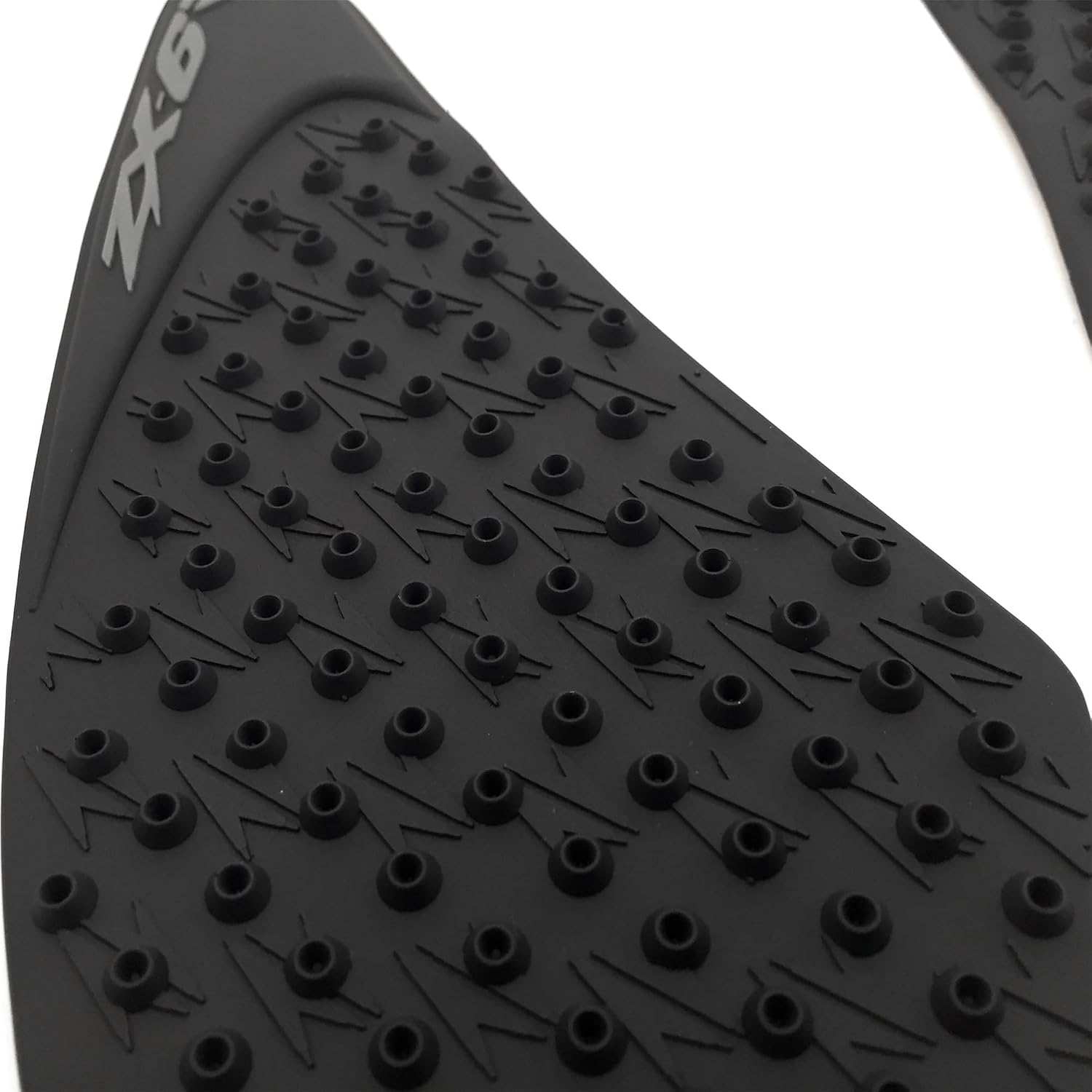 Black Gas Fuel tank Side pads Protector Knee Grip Traction Compatible with Kawasaki Ninja ZX6R 2007-2008