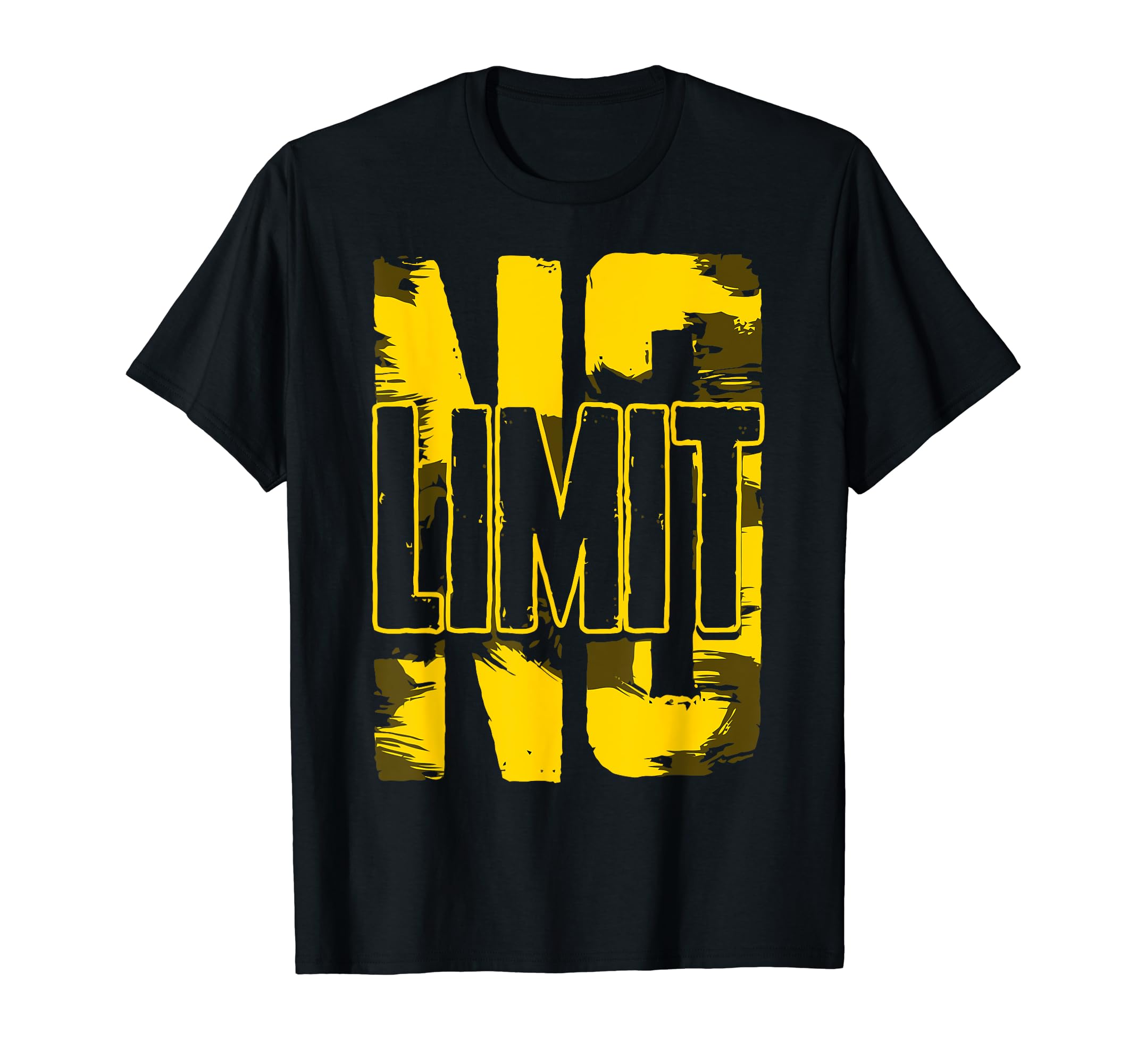 No Limit Motivated Gold Tee Funny GiftT-Shirt