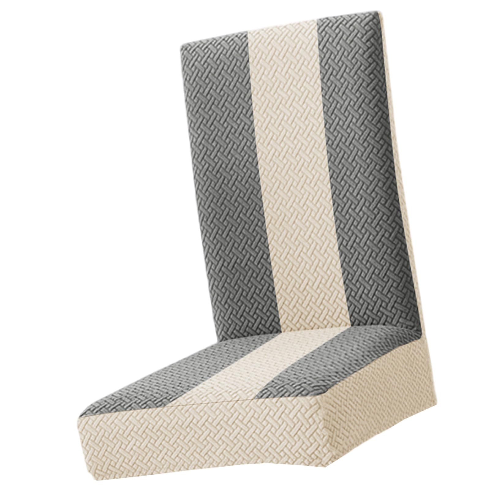 Xjdzineq Geometric Print Stretchable Seat Covers Fabric Striped for Indoor Furniture Protections Slipcover Modern Geometric Chair Slipcover