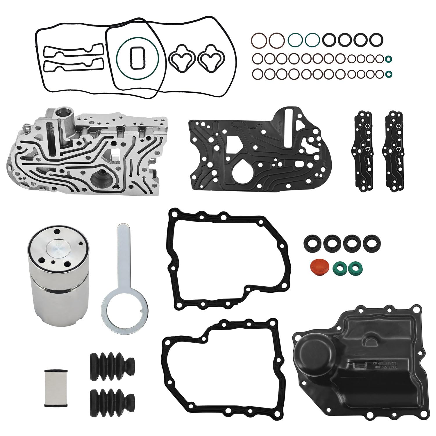 Reparatursatz DSG Mechatronik 7Gang 0AM DQ200 kompatibel mit VW Audi Seat Skoda P17BF P189C | Mit Trockenkupplung und Dichtung