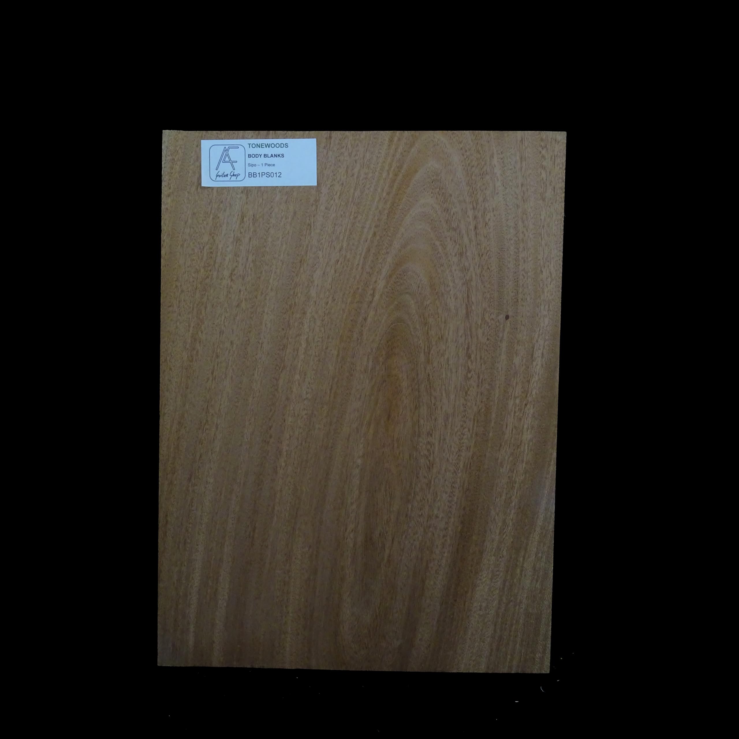 Corps de guitare en acajou de qualité premium sipo pour lutherie haut de gamme
