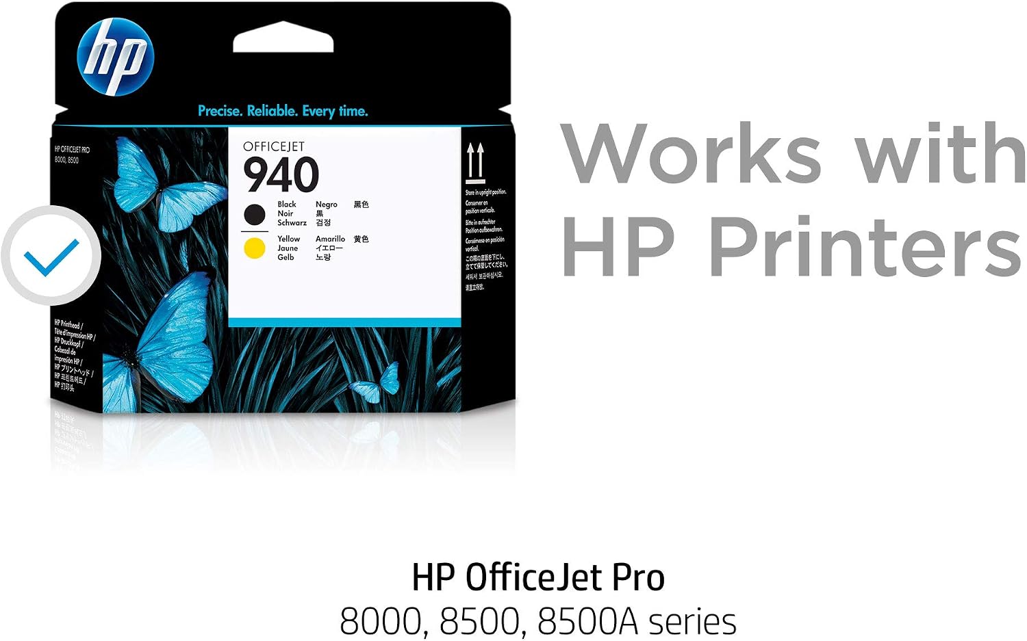 HP 940 | Ink Printhead | Black & Yellow | C4900A
