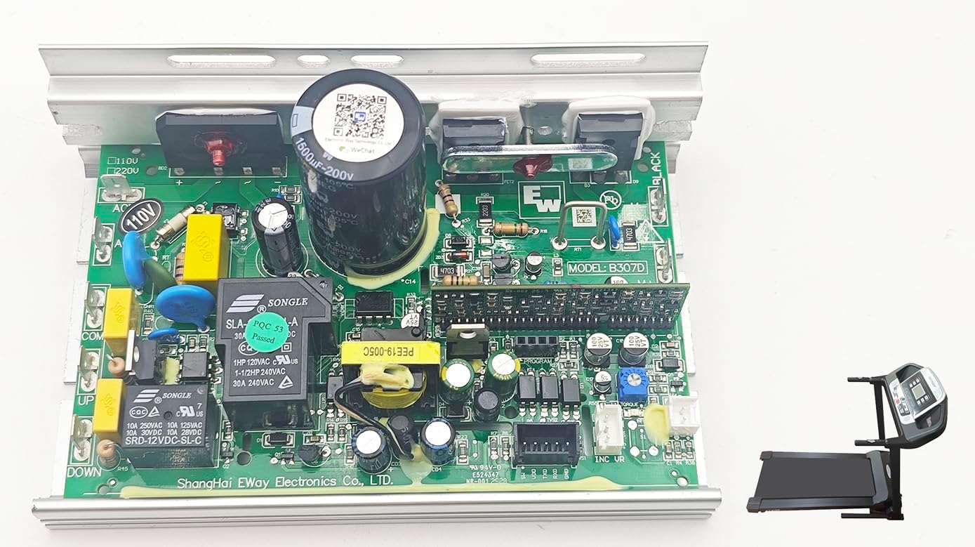 B307D Treadmill Motor Controller B307115 M0 110V Compatible with Johnson Landranger CT80A Treadmill Control Panel Circuit Board PCB