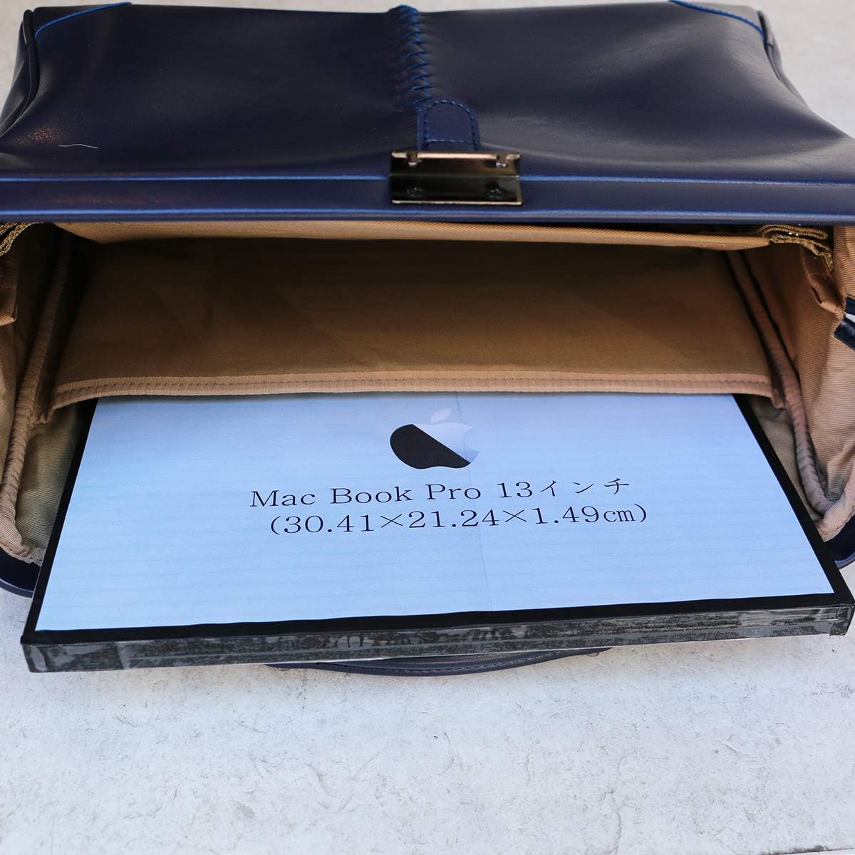 LIGHT Men's Horizontal Doctor Bag, Made in Japan - Image 9