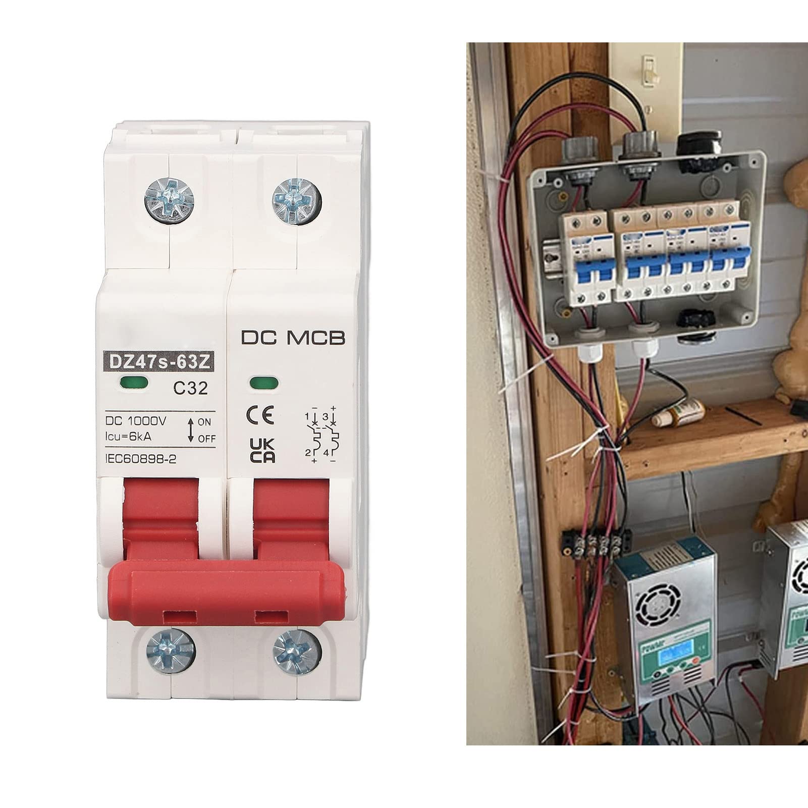 Interruttore automatico 3KA fase/neutro 32A NF ZENITECH