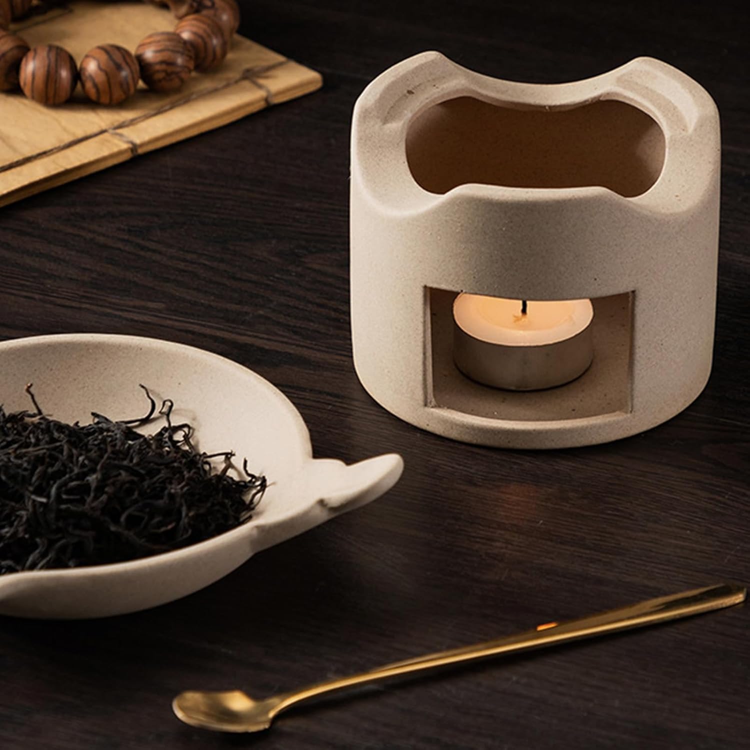 Ceramics Multipurpose Stove Warmer for Fragrances Diffusion and Teapot Heating Home Decors Ceramics Teas Warmer Aromatherapies Diffuser Stand