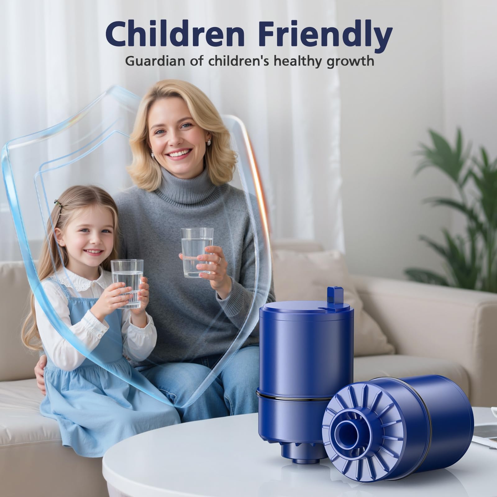 Paquete de 6 filtros de agua de repuesto compatibles con todos los sistemas PUR®, PUR®PLUS de iones de filtro de llave, filtro de agua para llave Pur® RF-9999®, filtración de alta eficiencia y valor