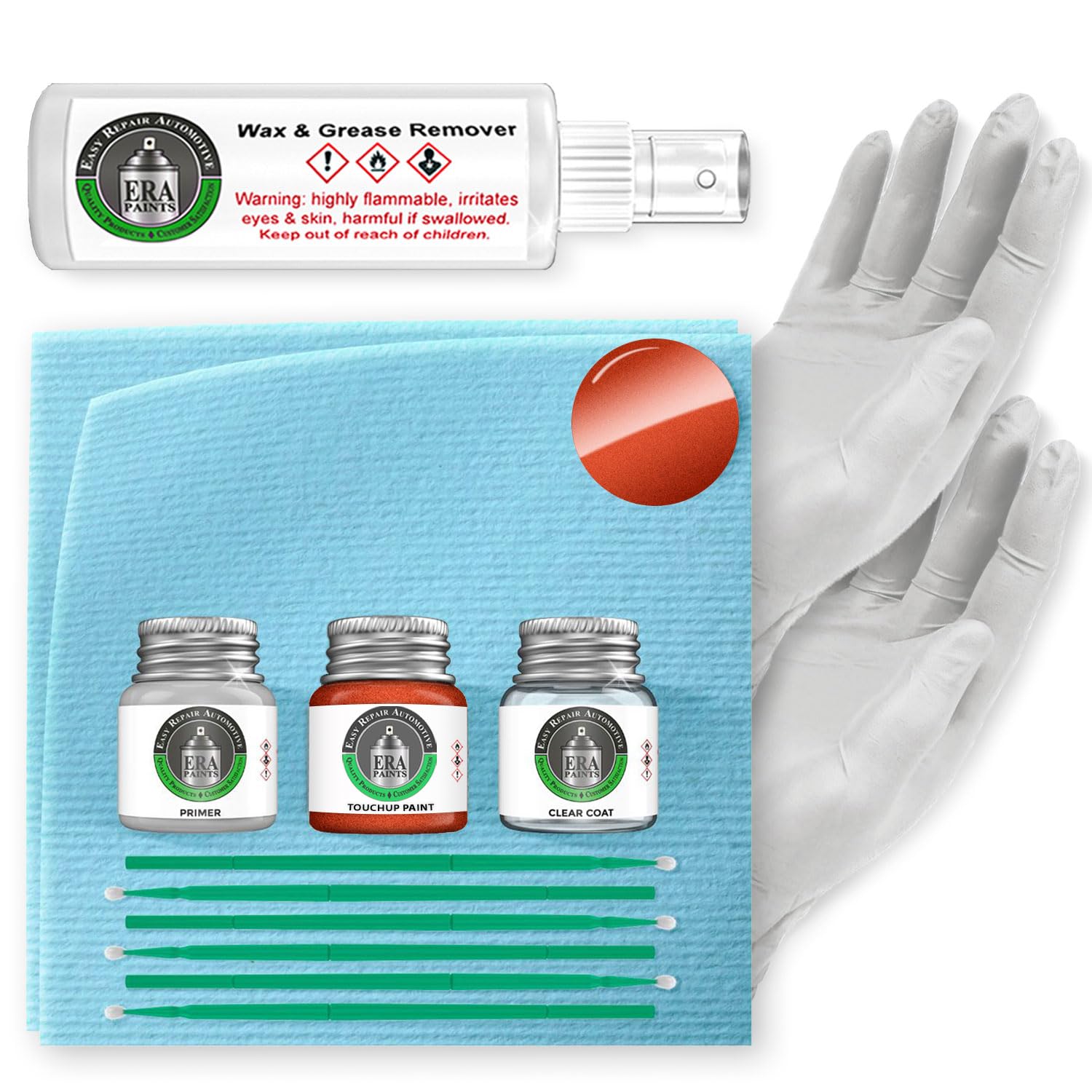 ERA Paints H8R - Hot Lava Metallic for SCION Exact Match Automotive Touch Up Paint Jar - Pro Kit