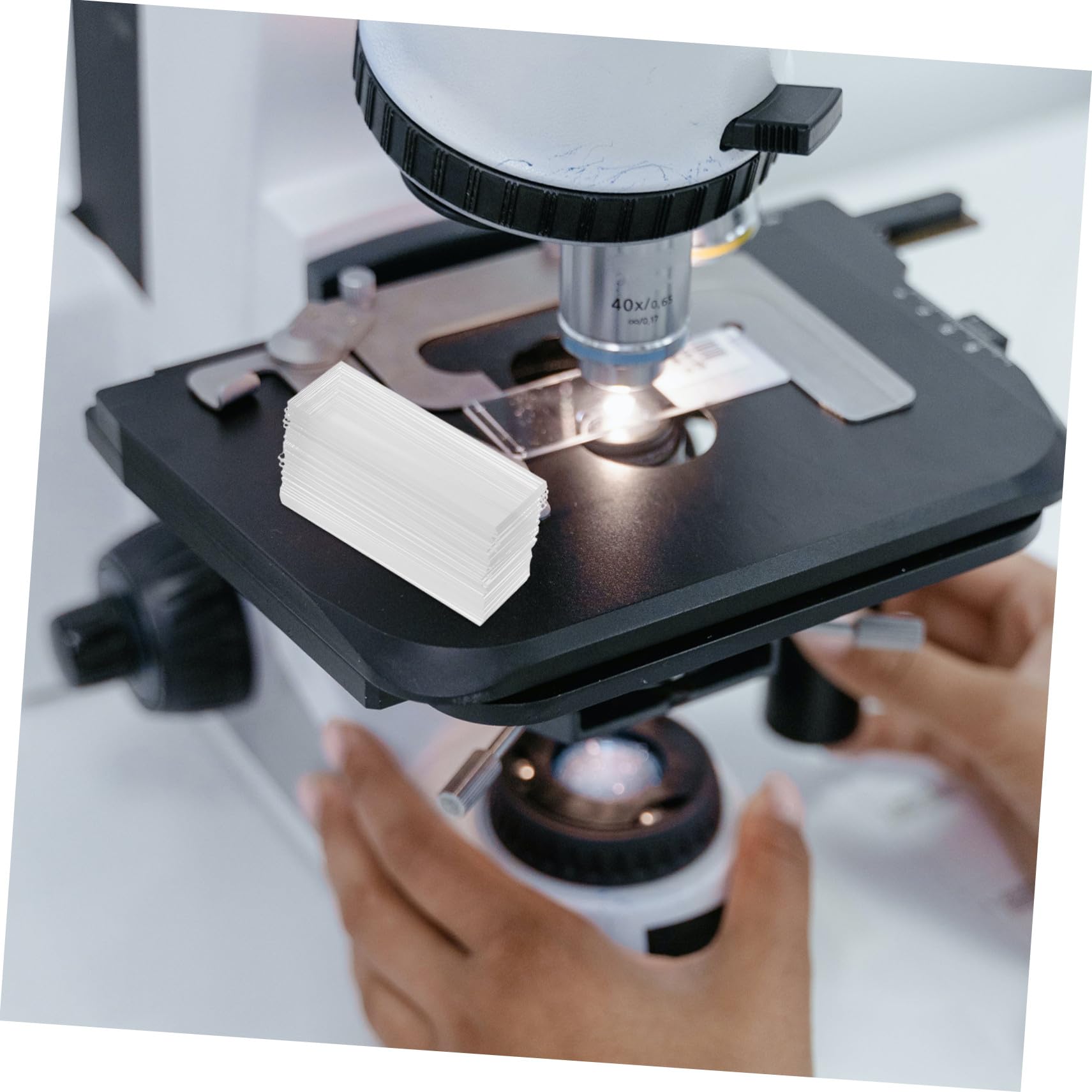 200 Vorgereinigte Glas Objektträger für Biologische Präparate | Hohe Transparenz, Gleichbleibende Qualität, Geeignet für Biomedizin und Biologieunterricht