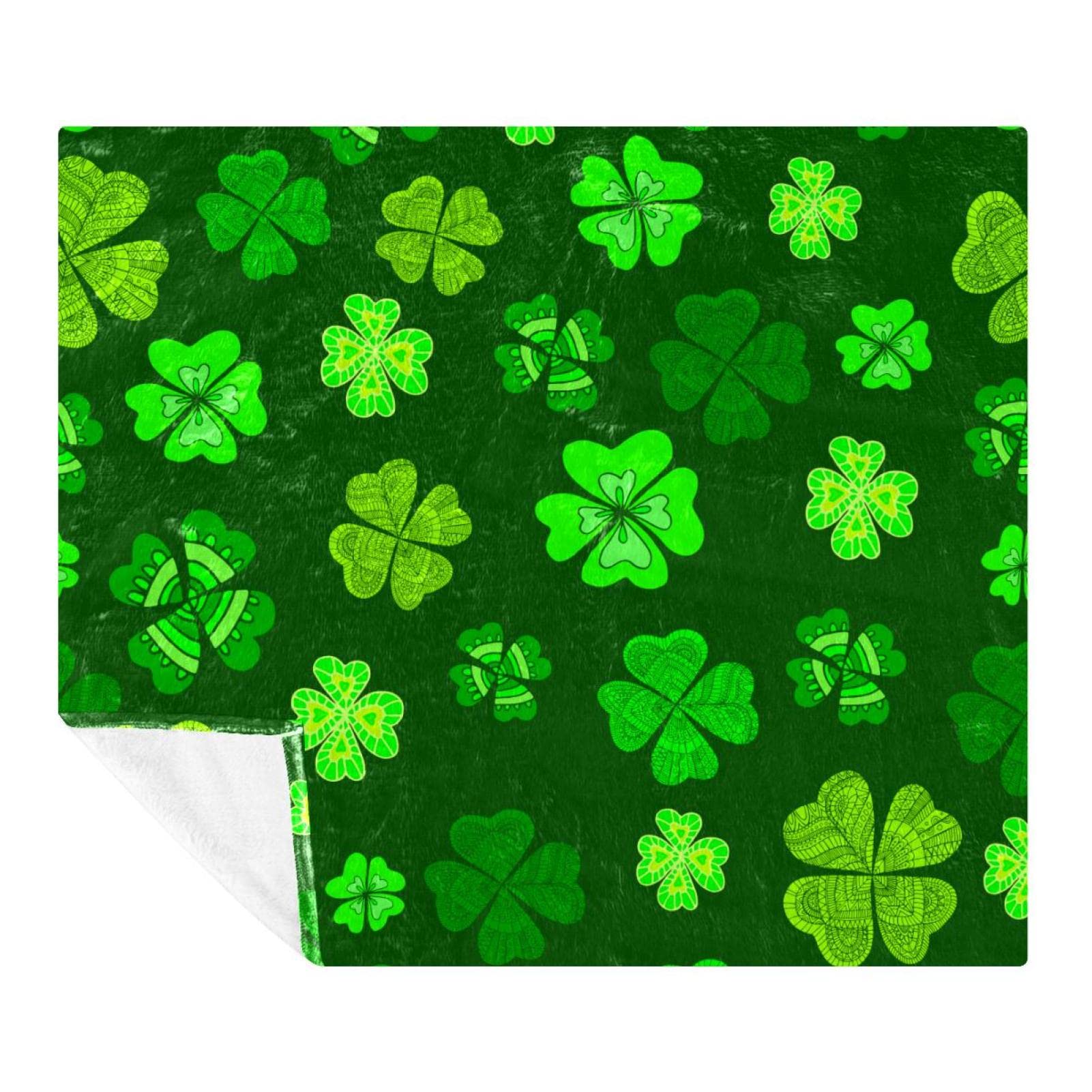 Couverture polaire légère Clover douce et chaude pour adultes et enfants