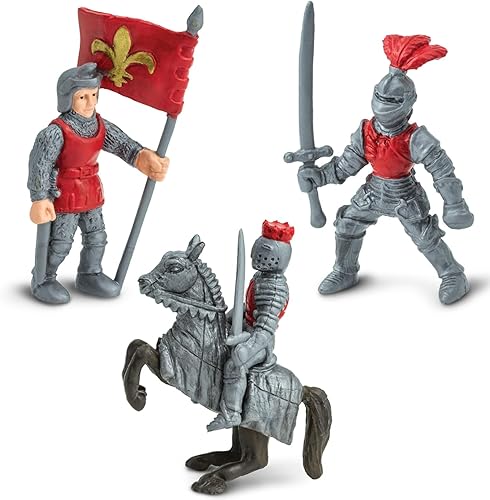 Miniatura 5 de Juguete miniatura pintado a mano Safari Ltd 699904 Knights & Dragons Toob (juego de 10)