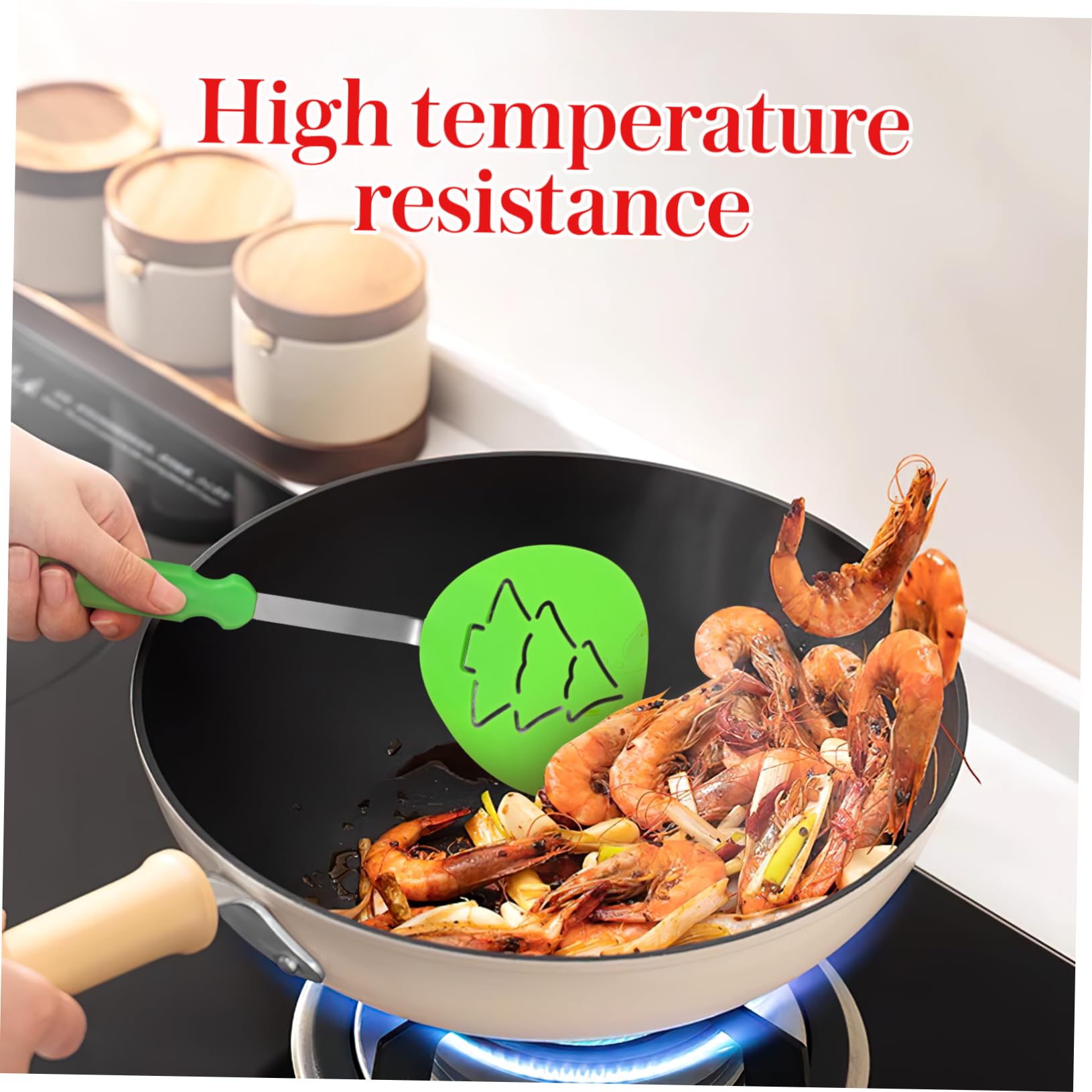 ABOOFAN 15 Piezas Espátula De Cocina Utensilios De Cocina Espátula Para Saltear Accesorios De Barbacoa Para Parrilla Volteador De Woks Accesorios Para Barbacoa De Vacaciones Nylon