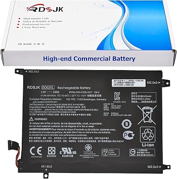 DO02XL Battery Compatible HP Pavilion X2 10 Series x2 10-j024tu 10-j025tu 10-n013dx 10-n030ca 10-n20no 10-n20ns 810749-2C1 810749-421 810985-005 HSTNN-LB6Y HSTNN-DB7E TPN-I121 TPN-I122 3.8V 33Wh