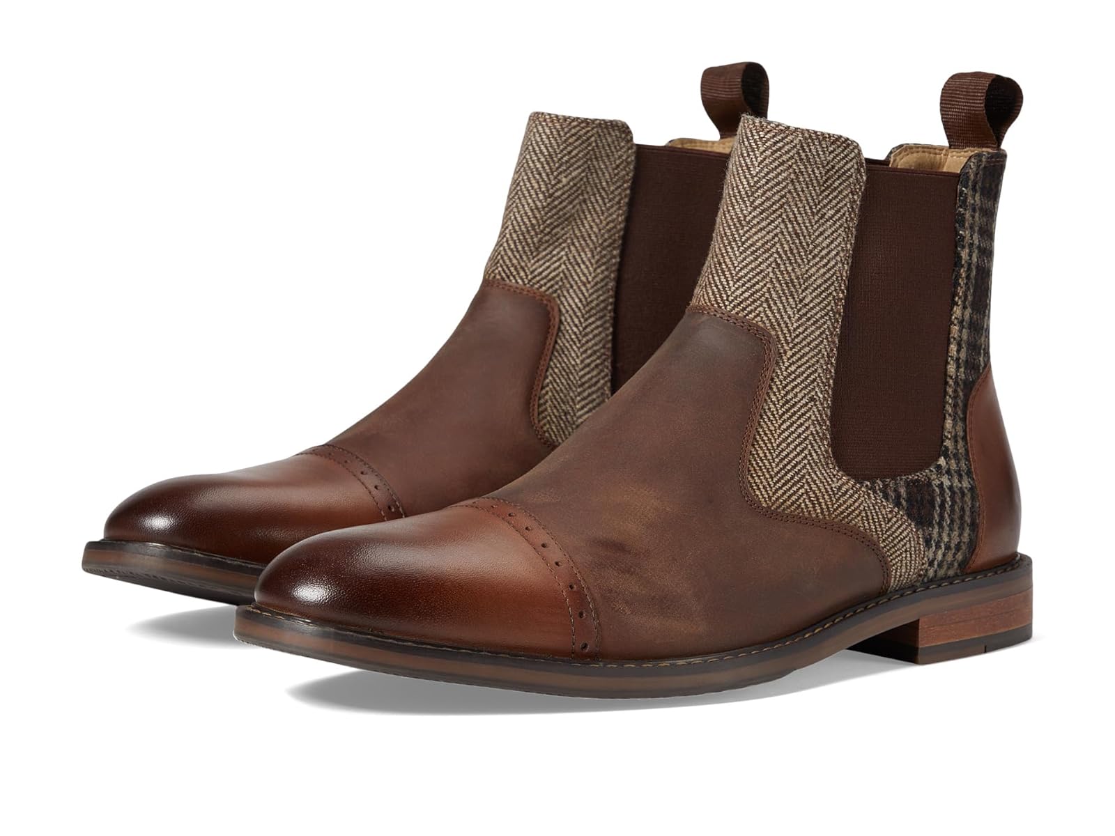 Мужские ботинки Stacy Adams Finney Cap Toe Chelsea Boot