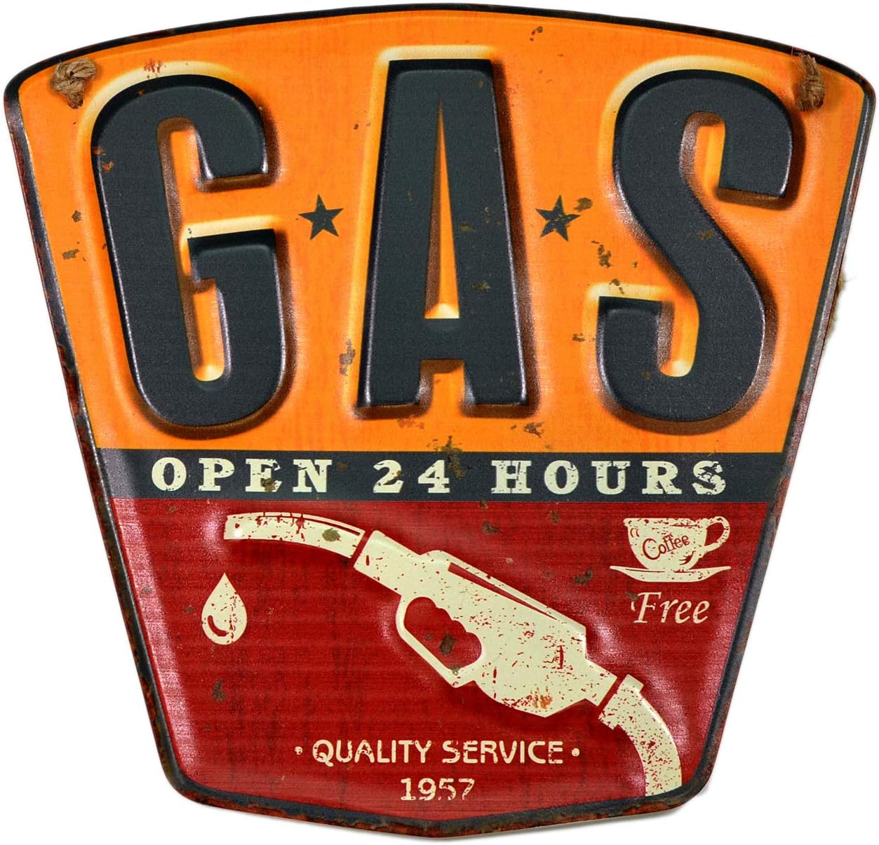 Gas ガレージ サインボード ビンテージ カフェ インテリア 看板 Avsb 194 メール便送料無料対応可