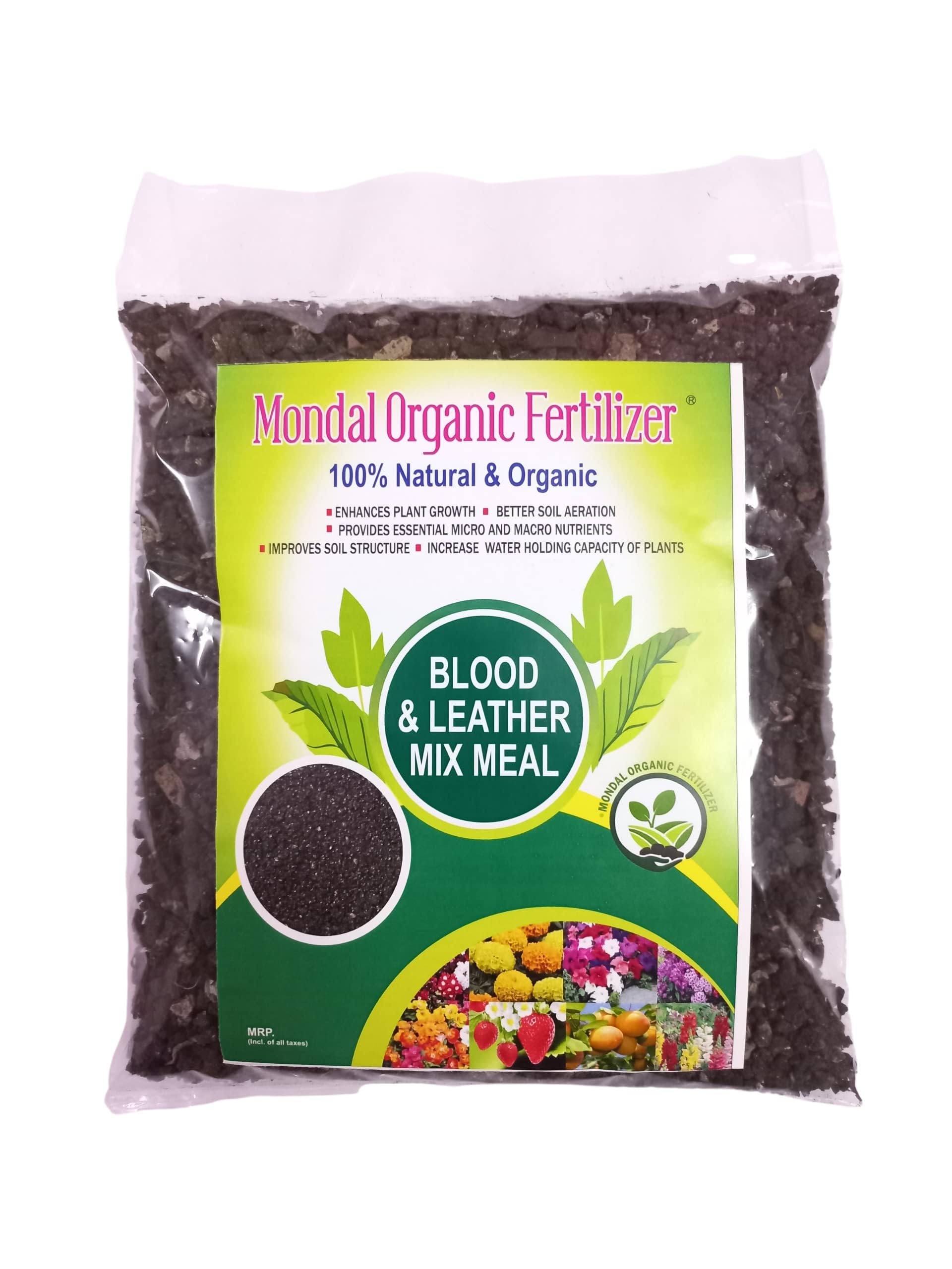 Mondal Organic Blood & Leather Mix Meal (1900 gm) for Gardening Plants | Organic and Natural | Rich Source of Nitrogen 1900gm (B0CH14KS1D) Amazon Price History, Amazon Price Tracker