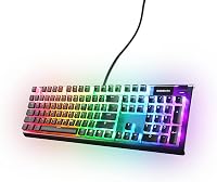 SteelSeries PrismCaps Double Shot Pudding keycap szett, MX, német kiosztás - fekete 2