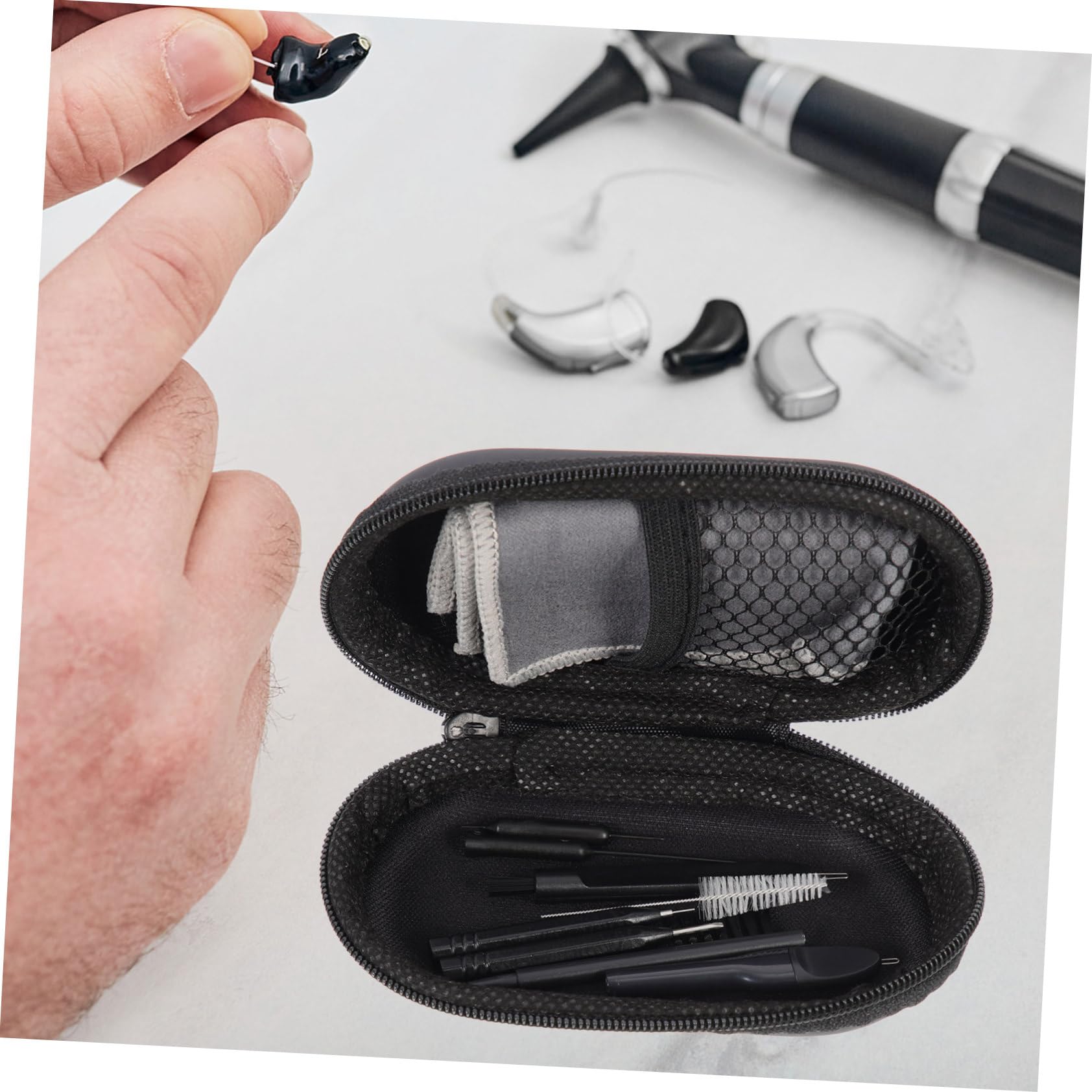 PACKOVE 2 Set Kit per Apparecchi Acustici per Profonda Accessori per Apparecchi Acustici Strumenti per Rimuovere Cerume e Detriti