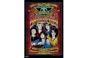 Aerosmith Rock Band Music Poster, Premium Wall Art Print for Fans and Decor