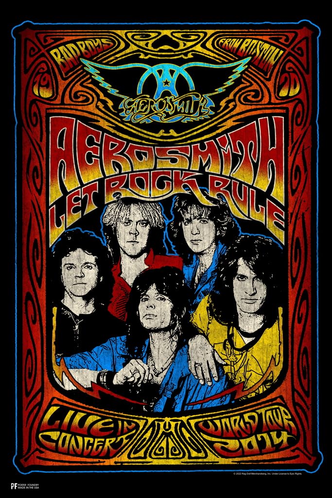 B'z　×　AEROSMITH コラボ　FIFAオフィシャルコンサート　ポスター B'z × AEROSMITH コラボ FIFAオフィシャルコンサート ポスター