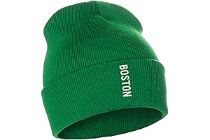 Daxton Cuffed Celtics Beanie with Celtics Logo