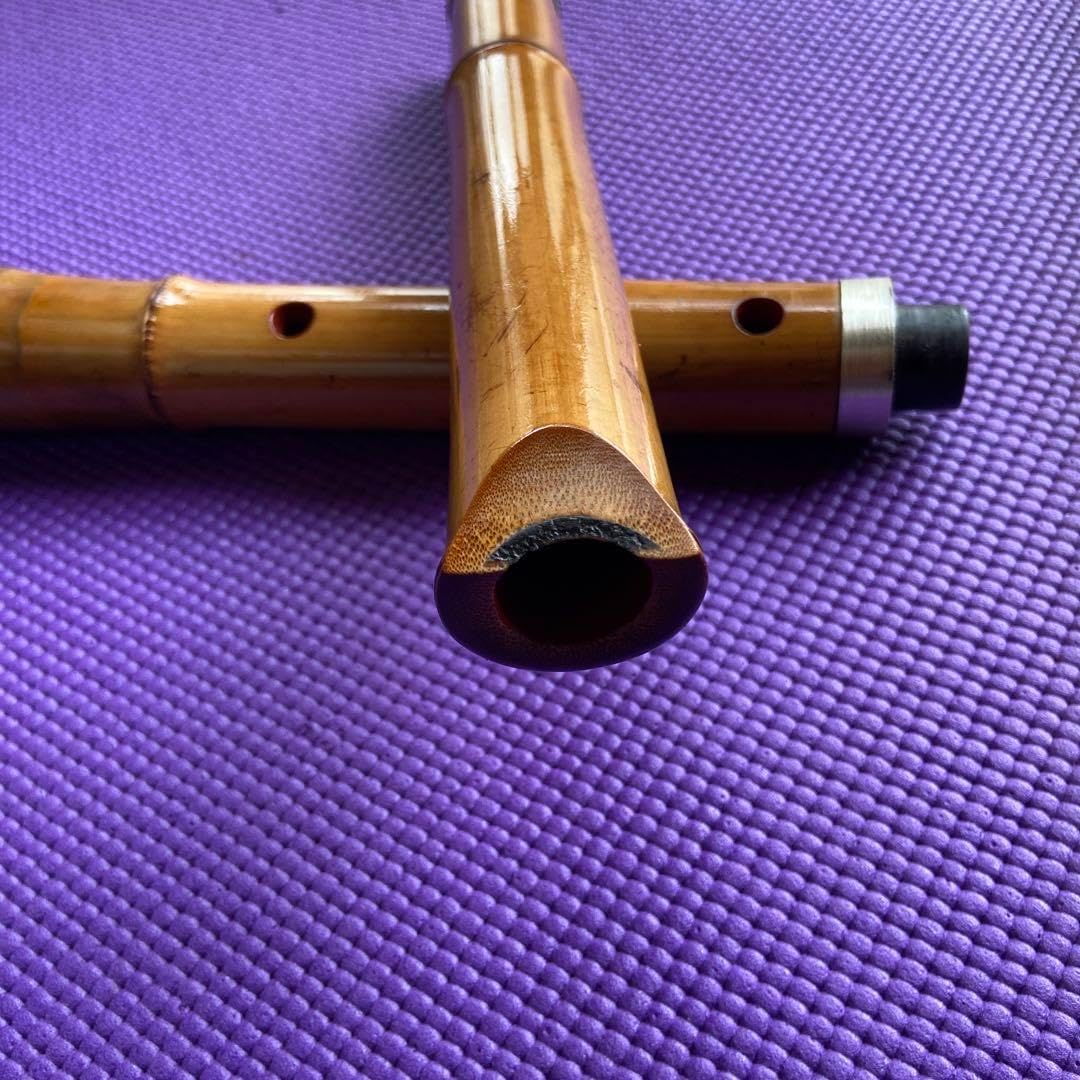 虎正銘の老竹古管☆姿も美しい一尺八寸の名管尺八！ 虎正銘の老竹古管☆姿も美しい一尺八寸