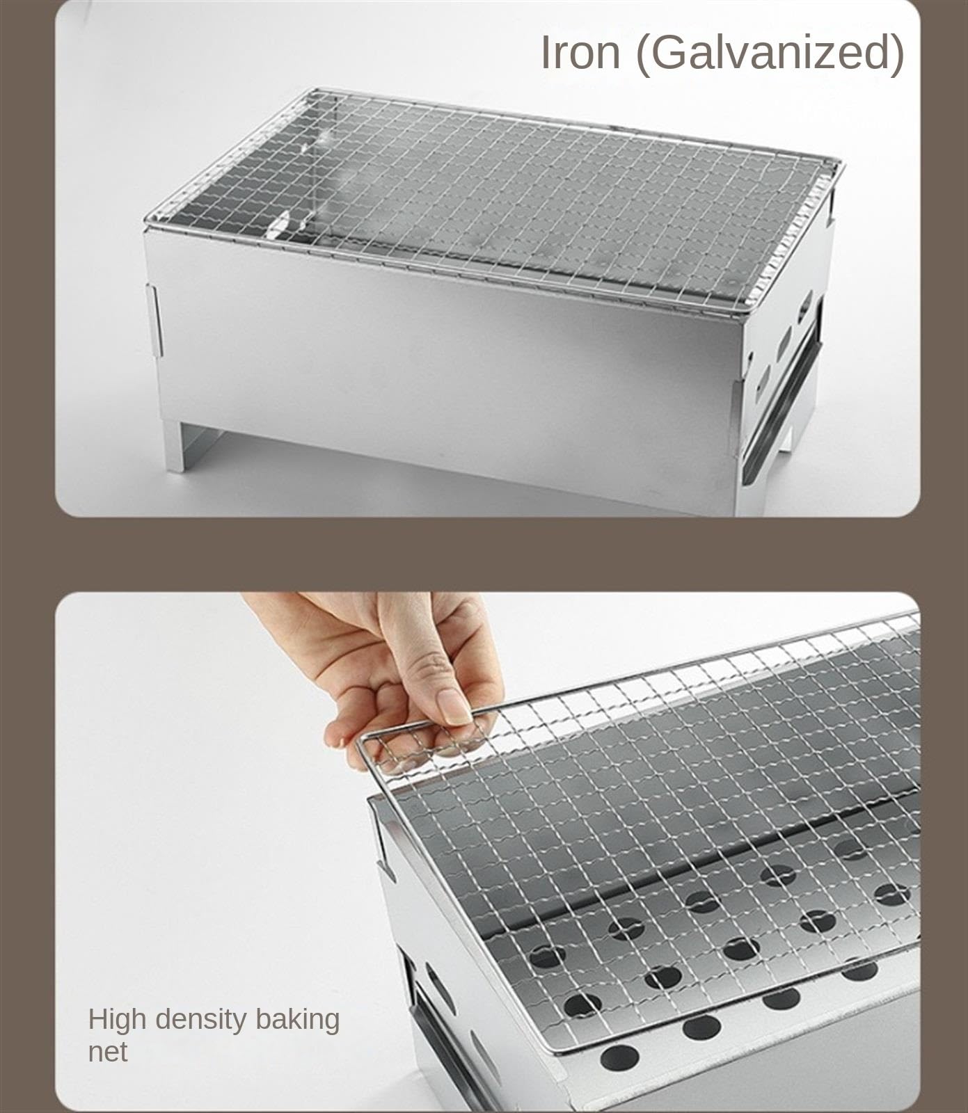Amazon | bbq コンロ bbqグリル ポータブルチャコールグリル鉄