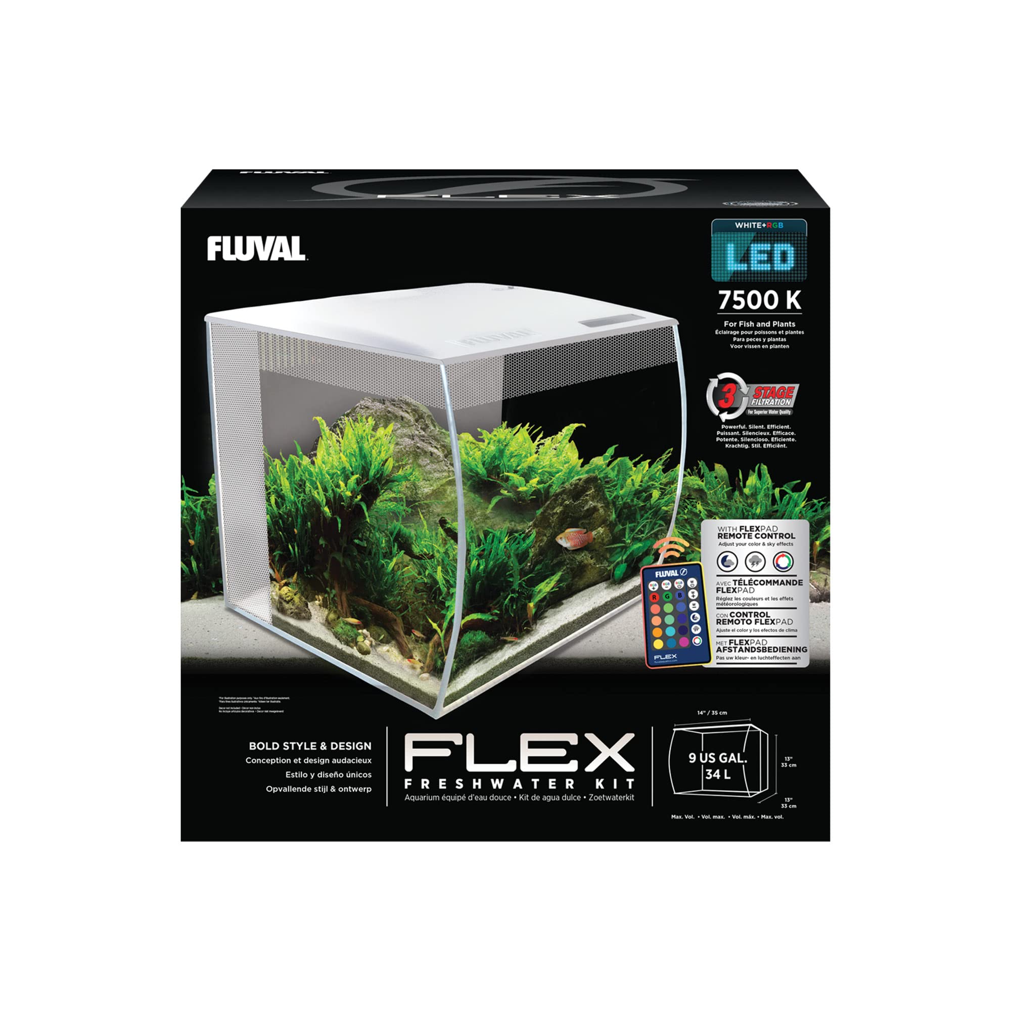 fluval flex fish tank