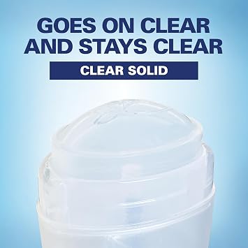 Secret Aluminum Free Deodorant for Women, 48hr Odor Protection, Free of Parabens Dyes Talc & Baking Soda, PH Balancing Minerals, Clear Solid, Clear Ocean Scent, 2.4 oz