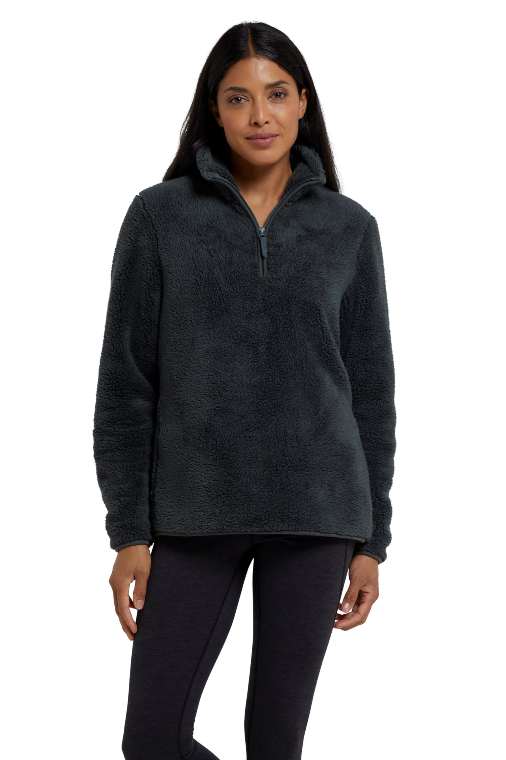 Mountain Warehouse Teddyfleecejacke Damen – Winter Khaki, EU 34