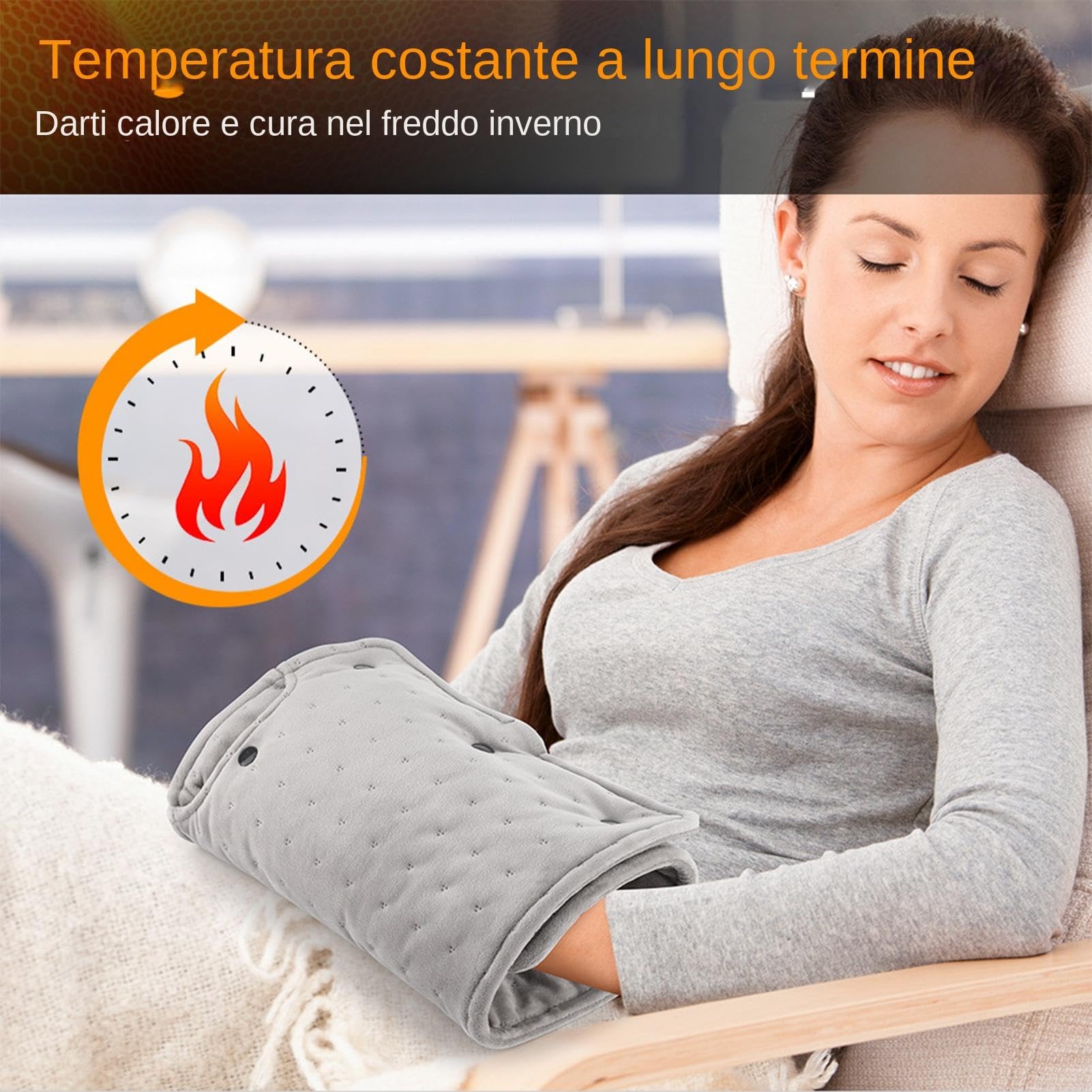 SCCA - Calentador de manos eléctrico, calentador de manos eléctrico, calentador de manos enchufable, calentador de manos de invierno, calentador de manos de otoño, funda de calefacción estable