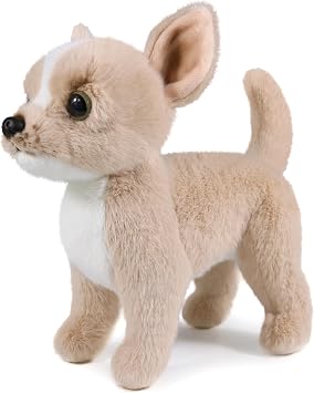 ICE KING BEAR Lifelike Chihuahua Dog Stuffed Animal Plush Toy 8 Inches
