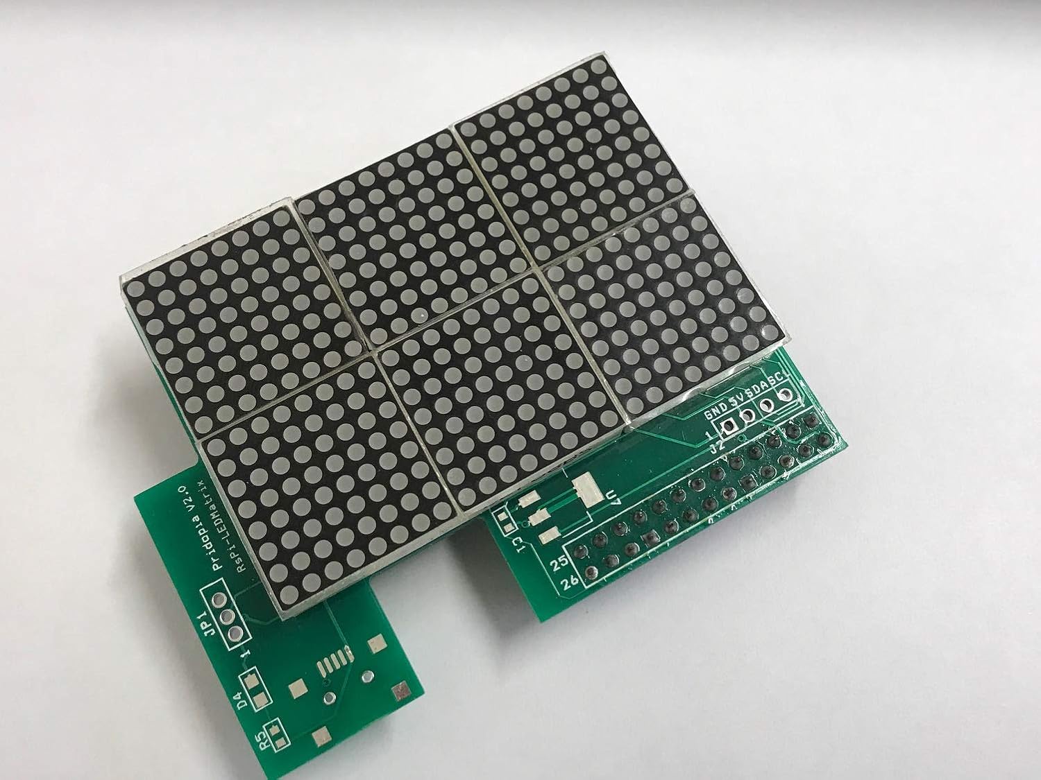 Raspberry Pi - I2C LED Matrix 24x16 Board : Amazon.co.uk: Computers ...