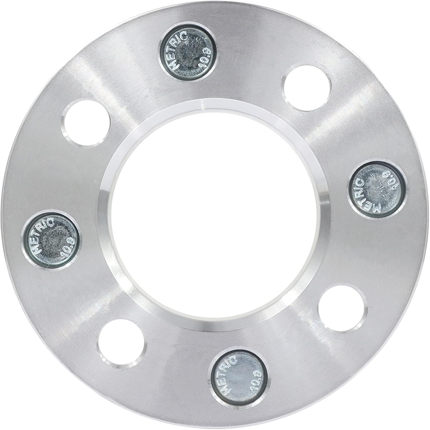 ECCPP Set of 4 1 inch Wheel Spacer 4x4.53 4x115 Wheel Spacer Adapter Kit with M 12x1.5 74mm Hub Bore for DS 450 DS 450 EFI DS 450 EFI X mx DS 450 EFI X xc DS 450 X 4 Lug Silver Aluminum