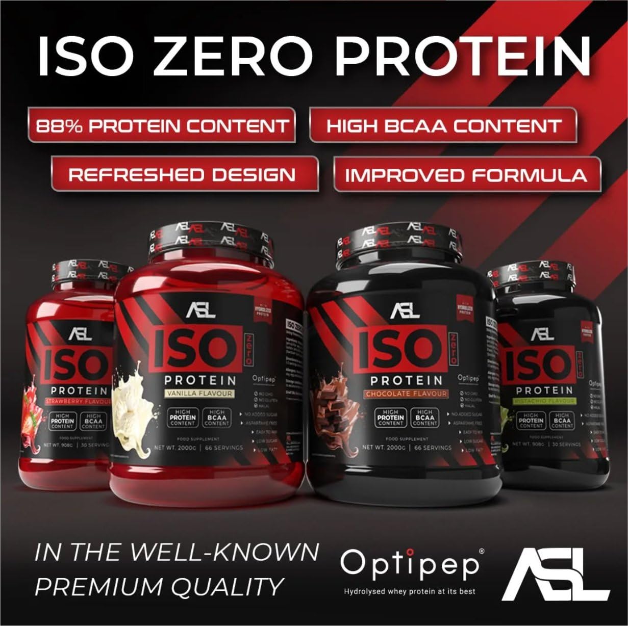 All sports lab Iso Zero Protéine Chocolat 2 kg