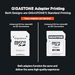 Gigastone 64GB Micro SD Carte 5-Pack, caméra Plus, MicroSDXC Carte mémoire pour Wyze Cam, Caméra de sécurité, 4K Enregistrement vidéo, UHS-I U3 A1 V30, 95MB/s, avec adaptateur