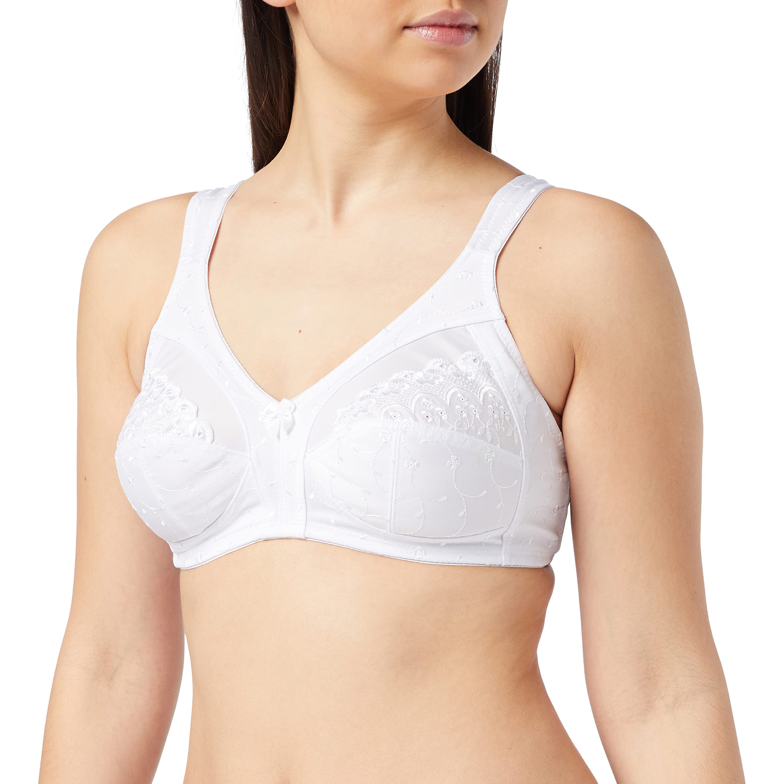 Sassa Soft-Cup Bra - White - 50D