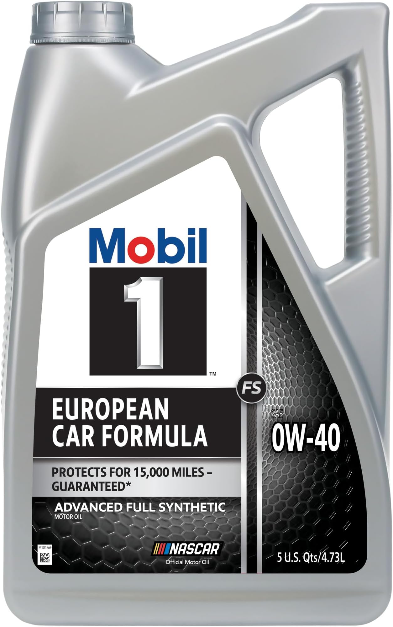 Mobil 1 FS European Car Formula Full Synthetic Motor Oil 0W-40, 5 Quart | OEM Approved | Turbocharger Protection | Triple Action Formula