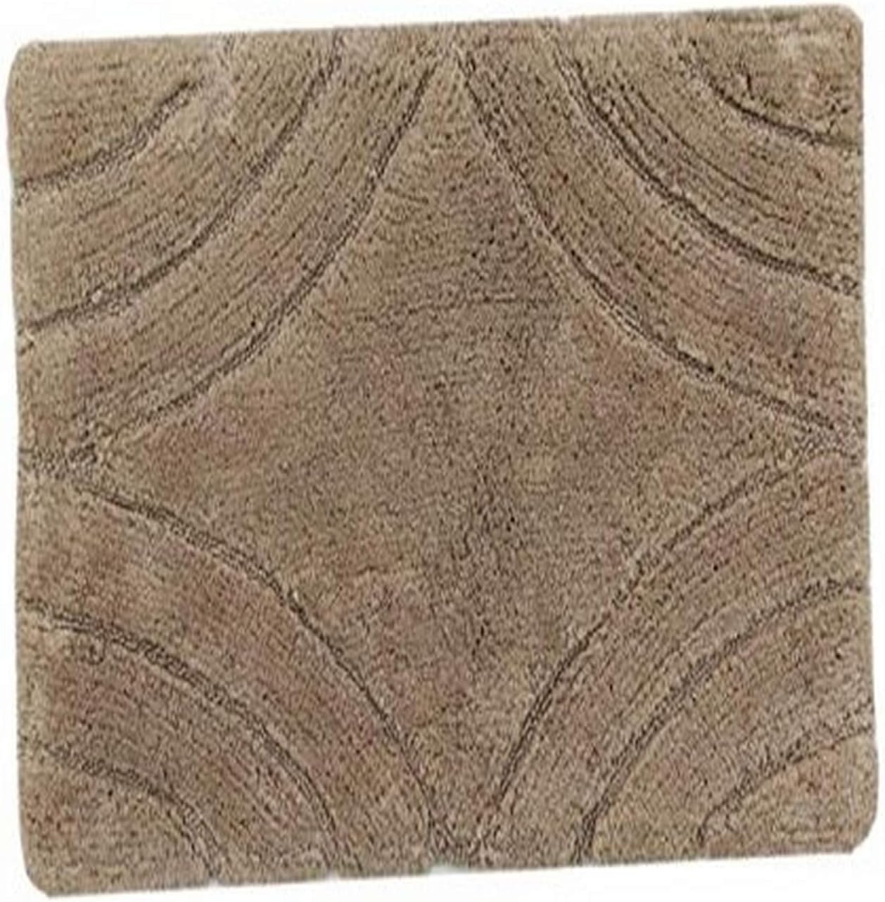 Castle Hill Diamond Spray Latex Back Bath Rug, 21 by 34-Inch, Natural