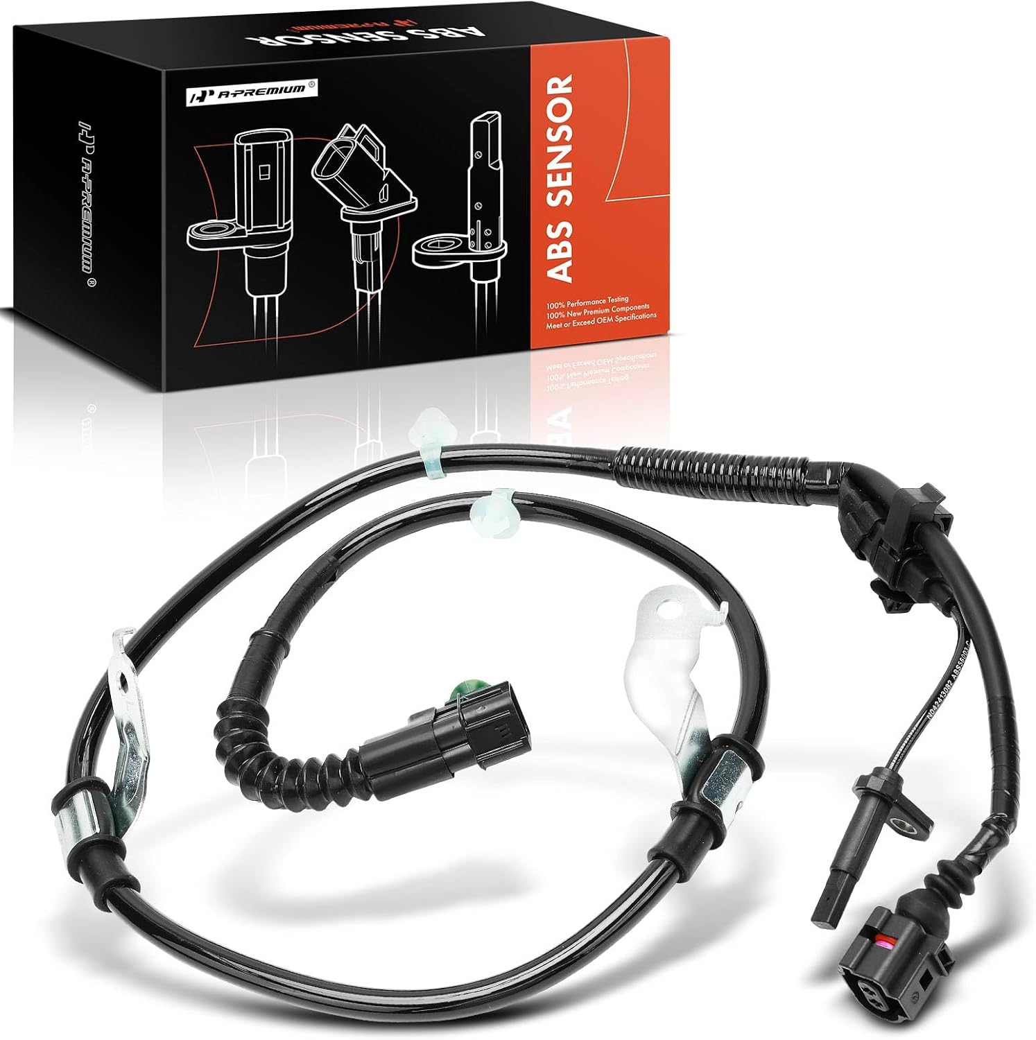 A-Premium ABS Wheel Speed Sensor Compatible with Honda Models - CR-V CRV 2017 2018 2019 2020 - Rear Left Driver Side, Replace# 47560TLAA03