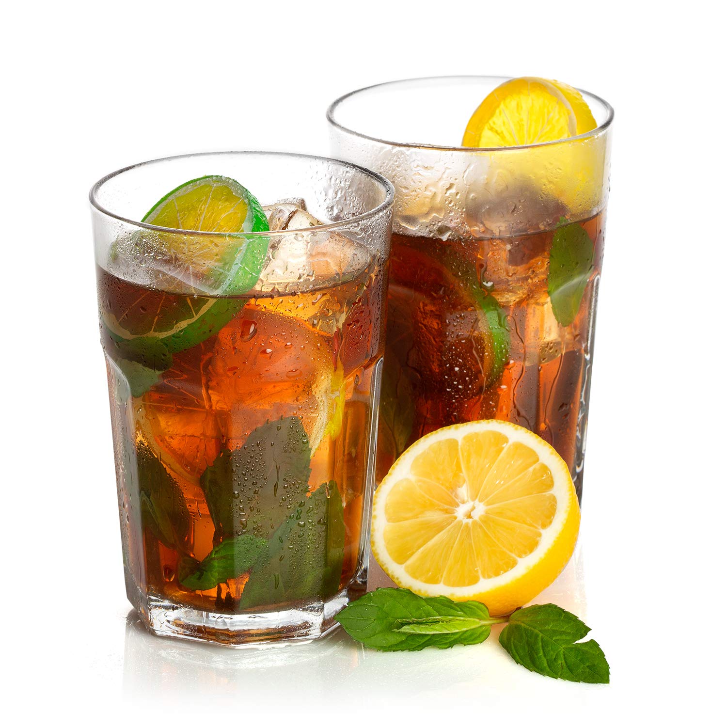 Buy Drinking Glasses Set, Premium Quality Clear Glass Tumbler, 360, 6