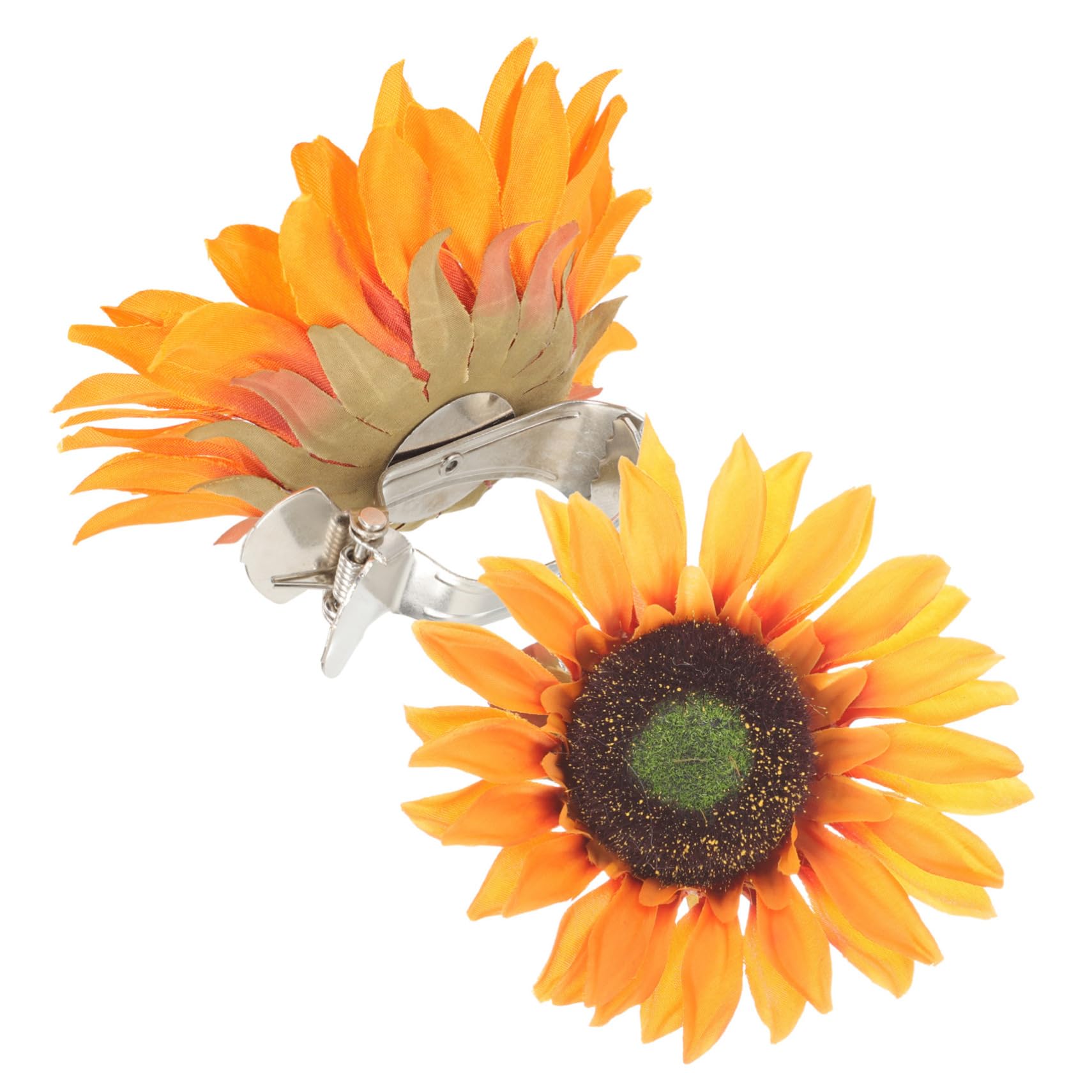 MAGICLULU 8stücke Vorhang Raffhalter Im Sonnenblumen-Design Dekorative Vorhangklammern Zur Einfachen Befestigung Von Gardinen Für Wohn Und Schlafzimmer