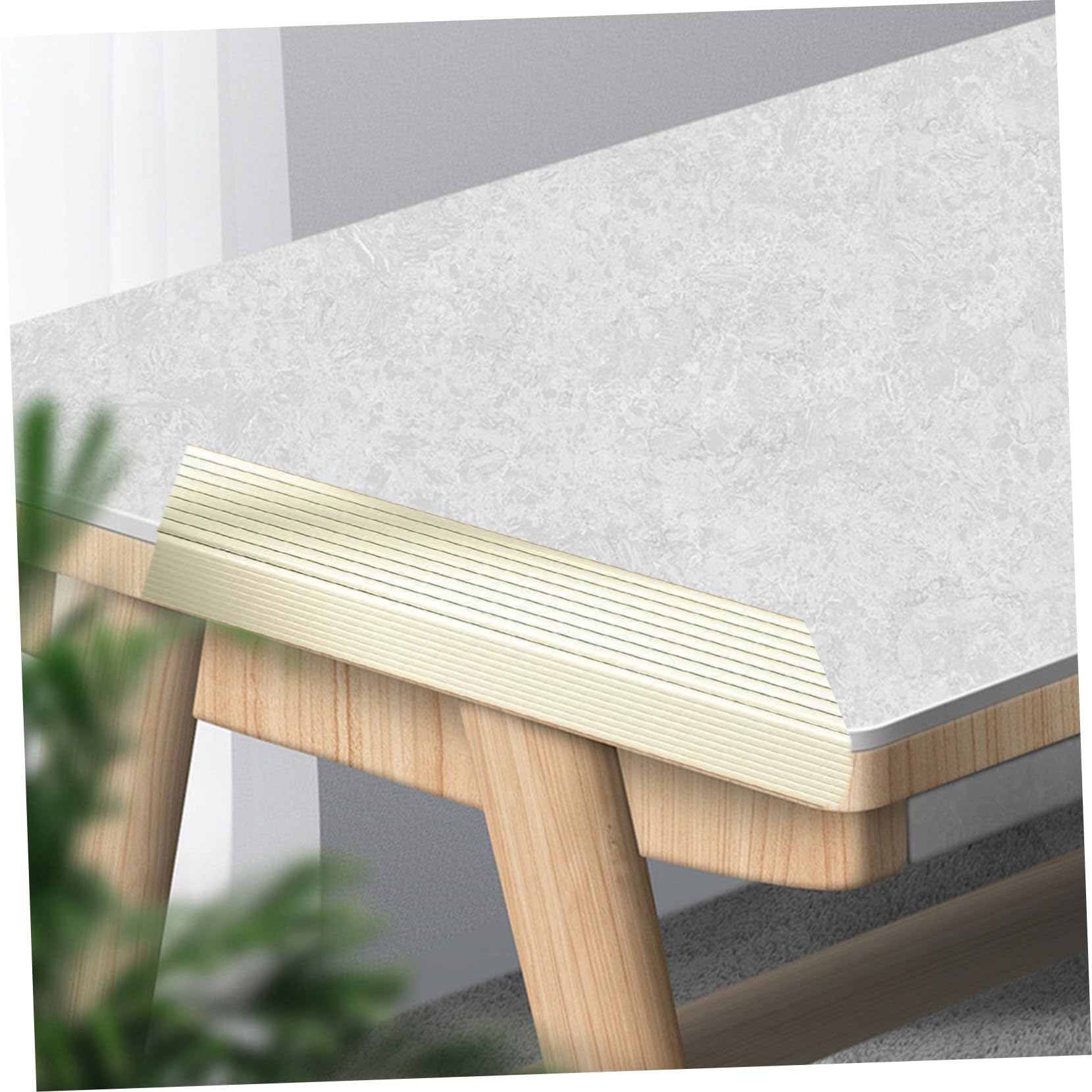 BESPORTBLE 2 Piezas Protector de Bordes para Muebles con Cojín de Nbr de Seguridad Infantil para y Muebles Instalación y Diseño Estético Protección de Esquinas para Casa